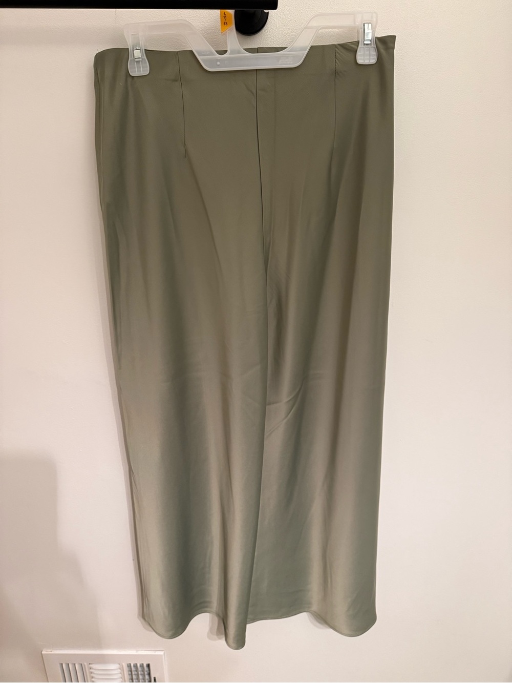Wide Leg Women's Pants in Olive Green